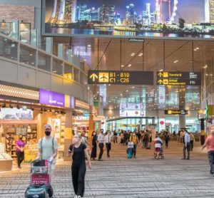 Efficient passenger processes at Changi Airport