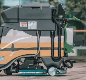 Autonomous cleaning robots used in Changi Airport’s terminals have been equipped with a misting attachment that disinfects the carpets immediately after cleaning.