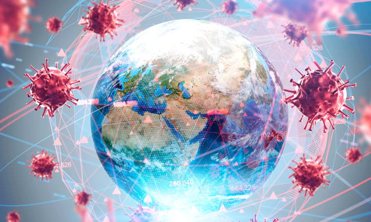 How is COVID-19 affecting airports and air travel across the world?