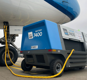 Amsterdam Airport Schiphol trials new electric ground equipment