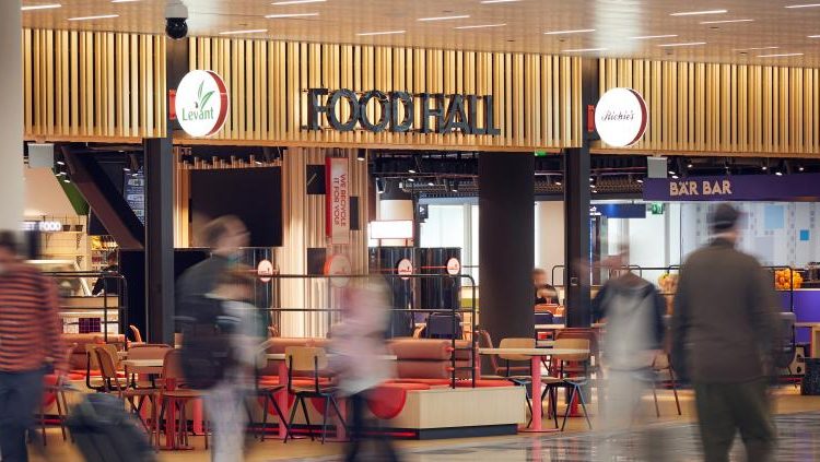 Helsinki Airport food hall