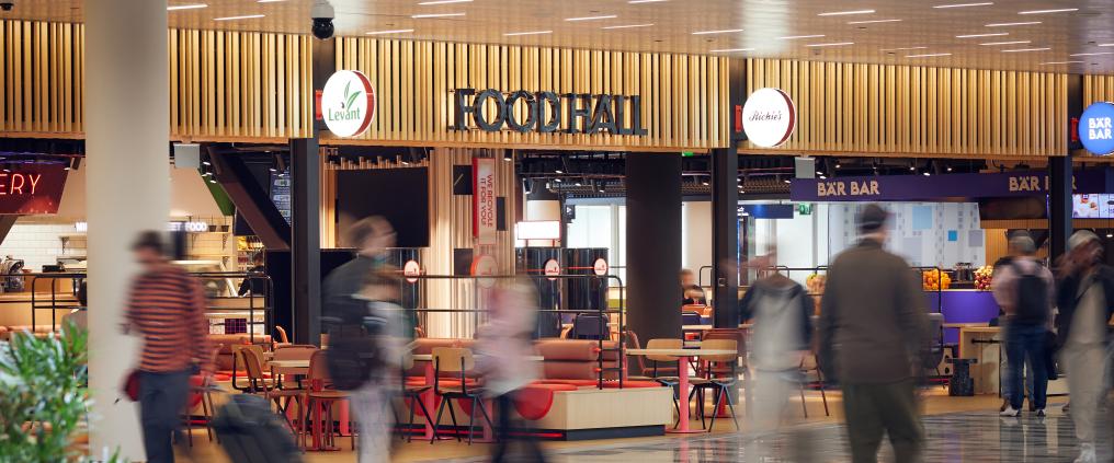 Helsinki Airport food hall