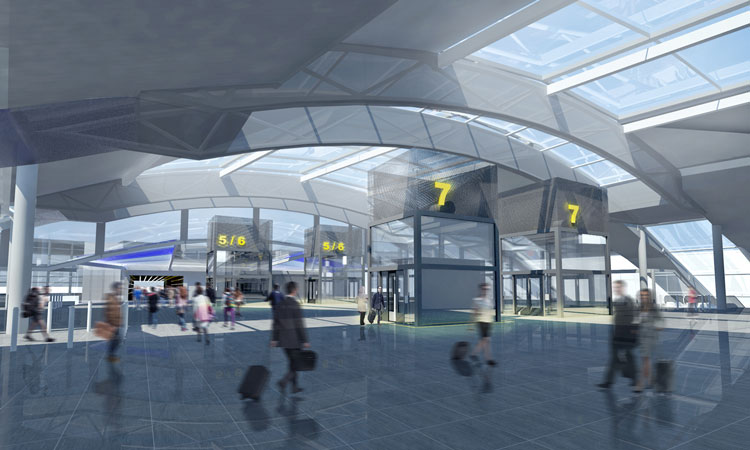 What Gatwick's new station is envisioned to look like