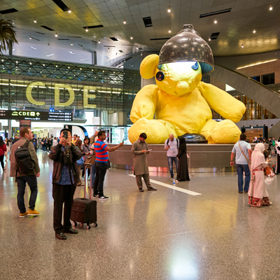 Hamad International Airport in Doha, Qatar