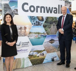 New route launched between London Heathrow and Newquay Airport