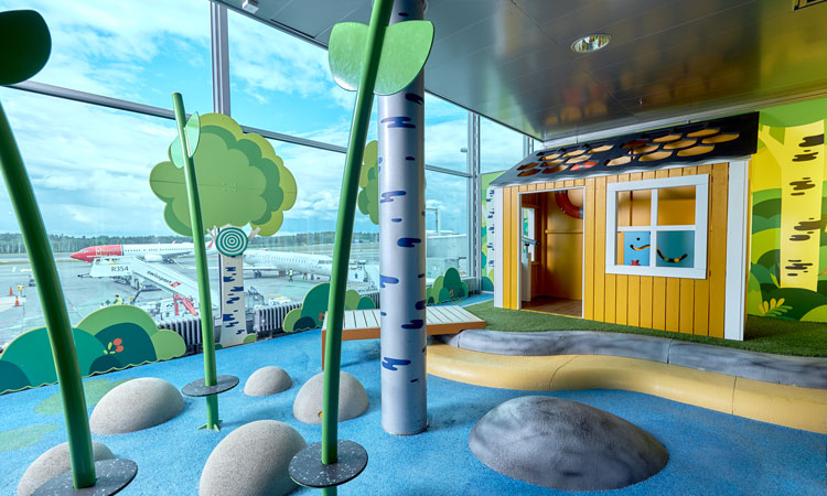 Helsinki Airport's children's play area