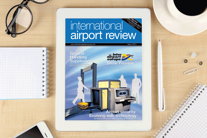 International Airport Review Front Cover Issue 4 2013