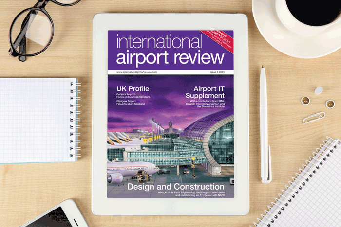 International Airport Review front cover Issue 5 2013