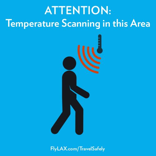 LAX thermal camera sceening COVID-19