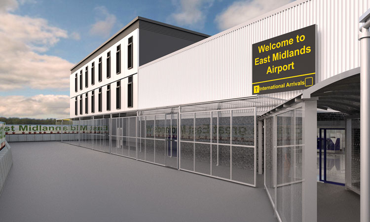 Immigration hall expansion at East Midland's Airport begins