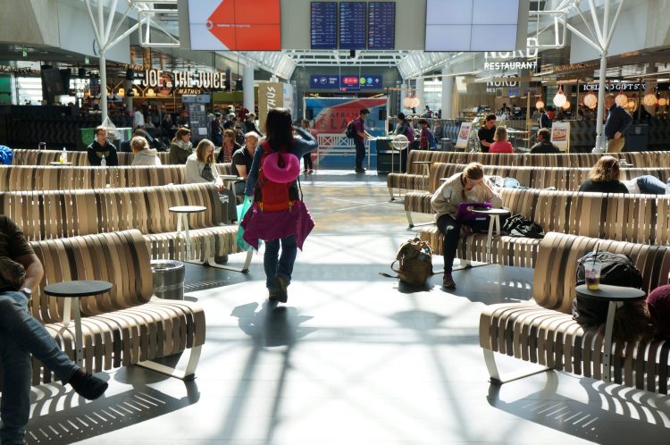 Green Furniture Designing airports