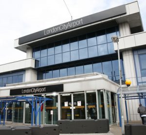 London City Airport entrance
