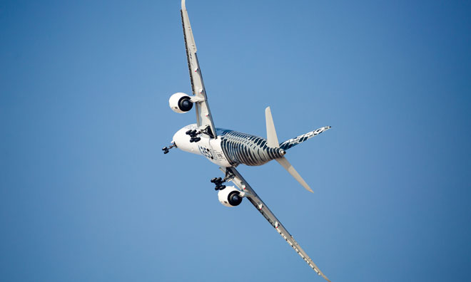 lufthansa-a390 flying from Munich to Hong Kong