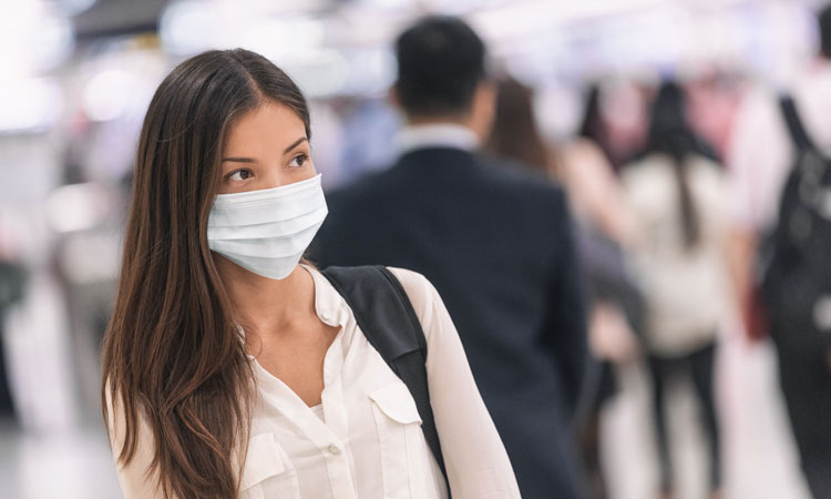 masks are a measure in Hong Kong airport