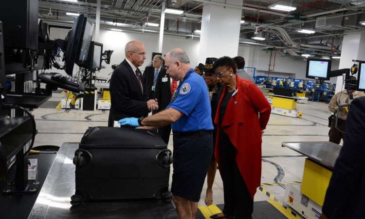 Miami airport baggage system