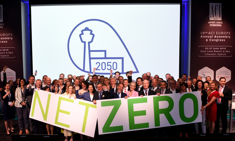 193 European airports have agreed to reduce carbon emissions by 2050