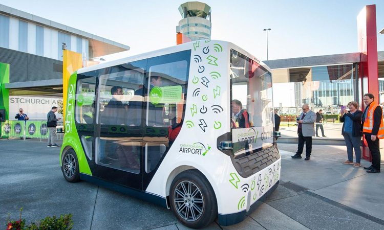 New Zealand's first autonomous shuttle debuts at Christchurch Airport