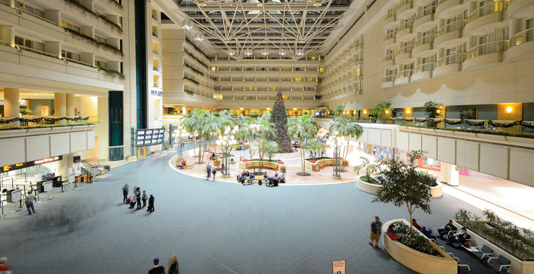Orlando International Airport main concourse