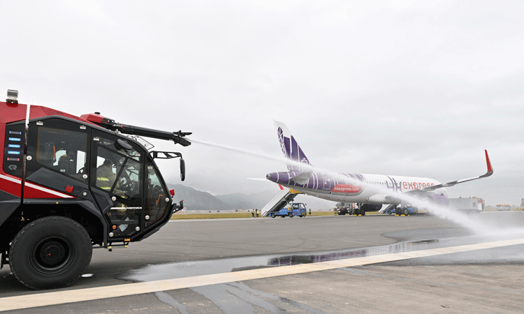 HKIA conducts aircraft crash and rescue exercise on third runway