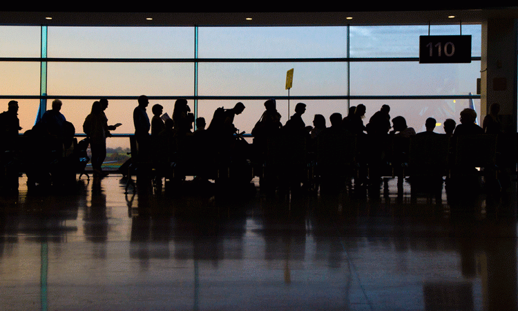 busy airport