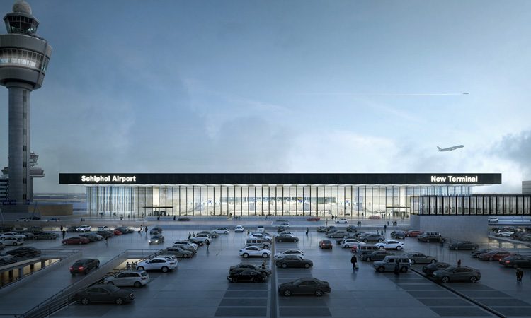 Terminal construction at Schiphol sees growth and development