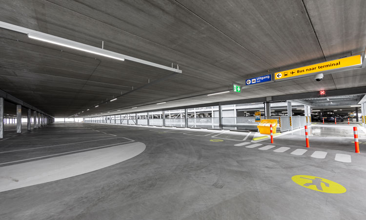 Schiphol has doubled the amount of covered parking at the airport