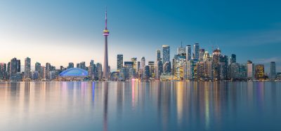 Toronto city skyline, Ontario, Canada