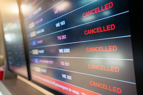 Flight cancellations NATS