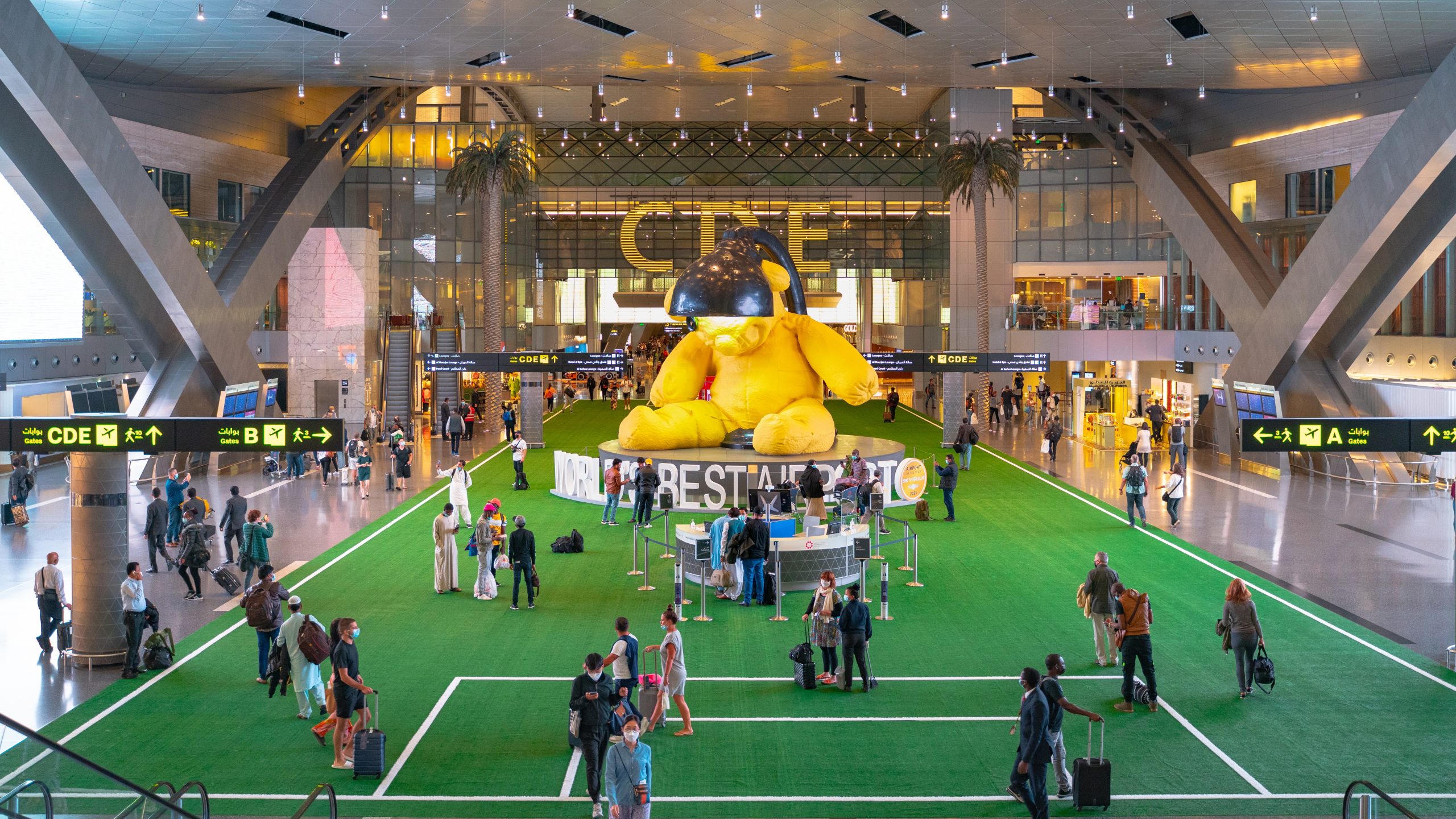 Hamad International Airport Becomes an Orchard