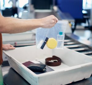 Airport security liquids electronics