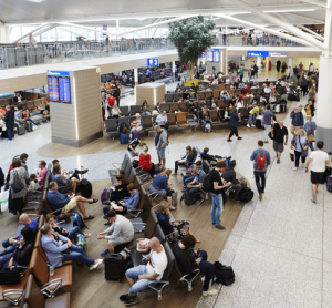 Bristol Airport undergoes major redevelopment of departure lounge