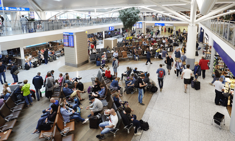 Bristol Airport undergoes major redevelopment of departure lounge