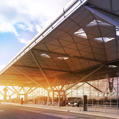 London Stansted Airport terminal building