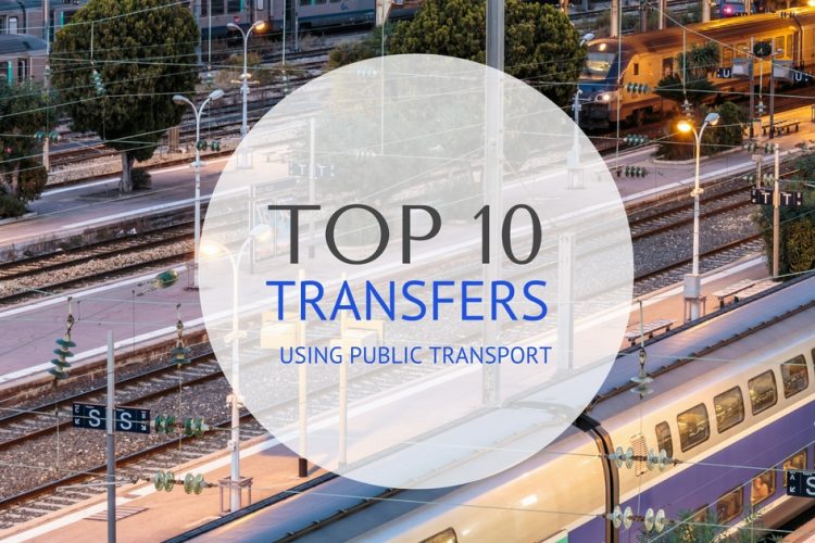 Top 10 Transfers Using Public Transport