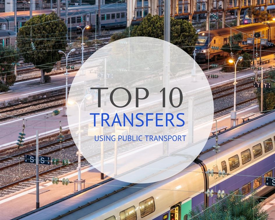 Top 10 Transfers Using Public Transport