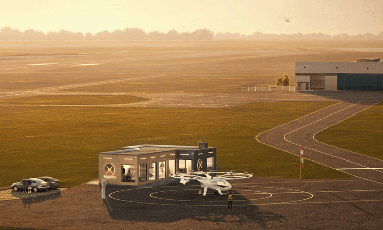 Skyports to develop Europe’s first test eVTOL vertiport in France