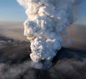 Volcanic ash cloud