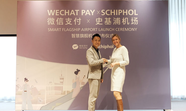 Schiphol is WeChat Pay's becomes first flagship smart airport in Europe