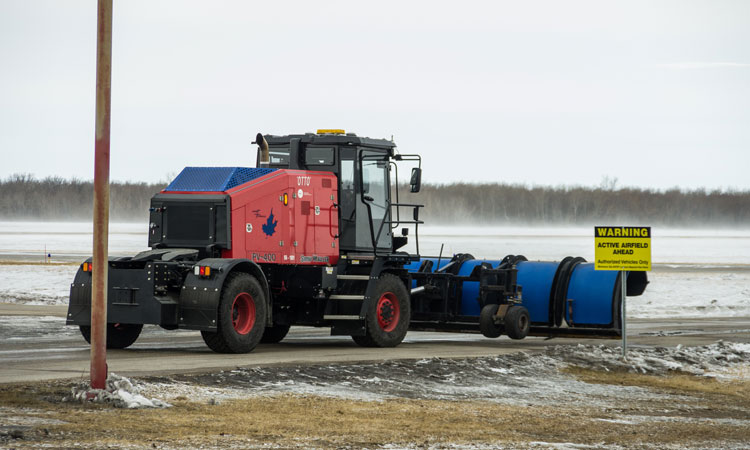 Automation snowplows Source: Winnipeg International Airport